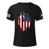Men's Fashionable Casual Independence Day Printed Round Neck Short Sleeve T-Shirt Top