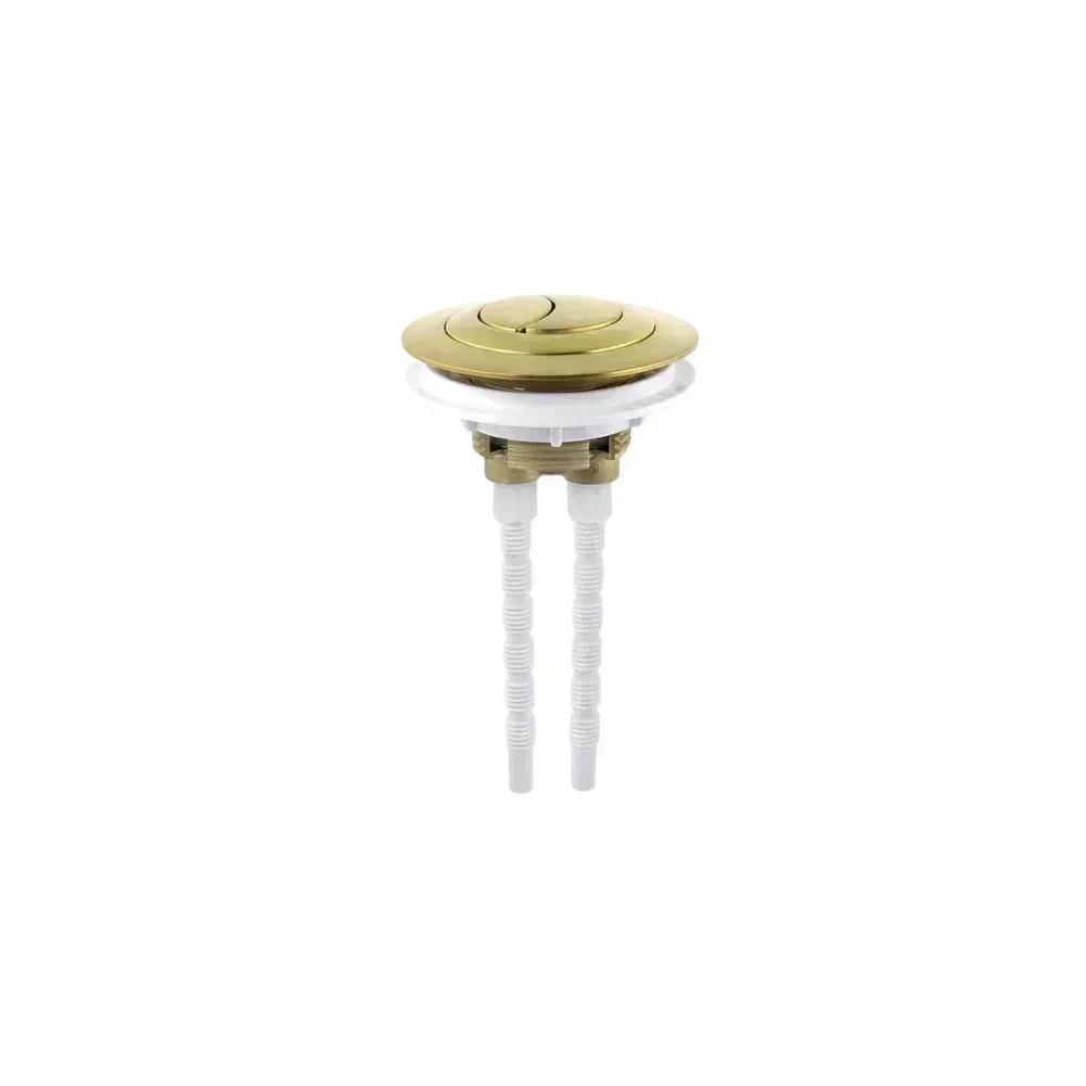 Toilet Tank Dual Flush Button with Conversion Patch Compatible with For 38mm 48mm 58mm Covers for Multiple Toilet Types