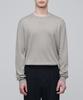 MUSINSA STANDARD Merino Wool Blend High Gauge Crew Neck Knit [Mushroom]