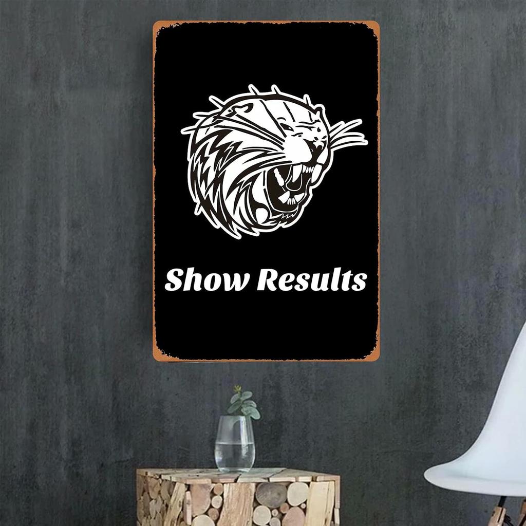 Vintage Super Durable Metal Sign Fox Knowledge Anatomy Of A Fox Poster Wall Art Poster Retro Plaque Bar Cafe Club Home Kitchen Wall Decoration 12x17