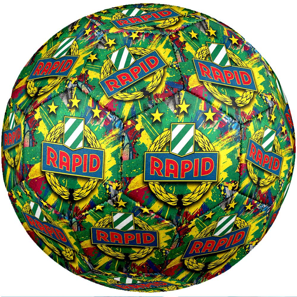 Rapid Wien FC Size 5 Standard Football Durable Training Match Soccer Ball for Adult Outdoor Sports