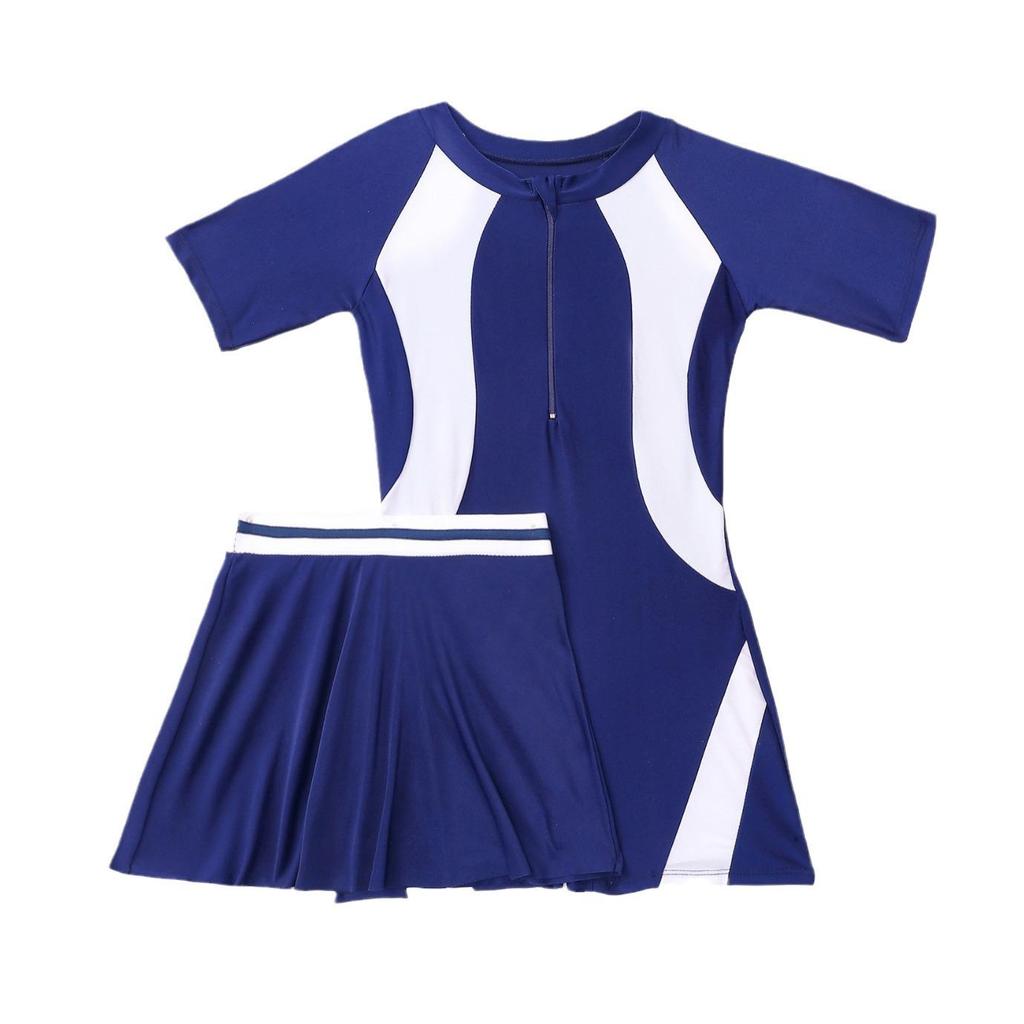 2026 Breathable Quick-Dry One-Piece Swimsuit for Girls: Conservative, Professional Training Wear