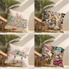 Easter Bunny Pillow Case Pillowcase Doublesided Printed Sofa Cushion Bedroom Headboard Pillow