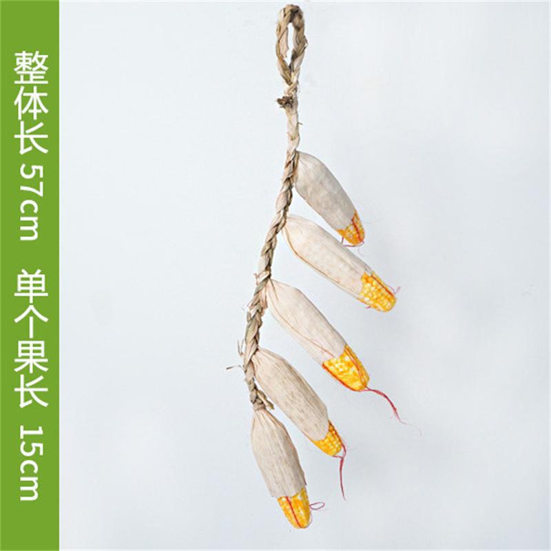 Artificial Fruit and Vegetable Hanging Skewers Harvest Festival Farmhouse Restaurant Hanging Decorations Artificial Chili Jade Rice String Model