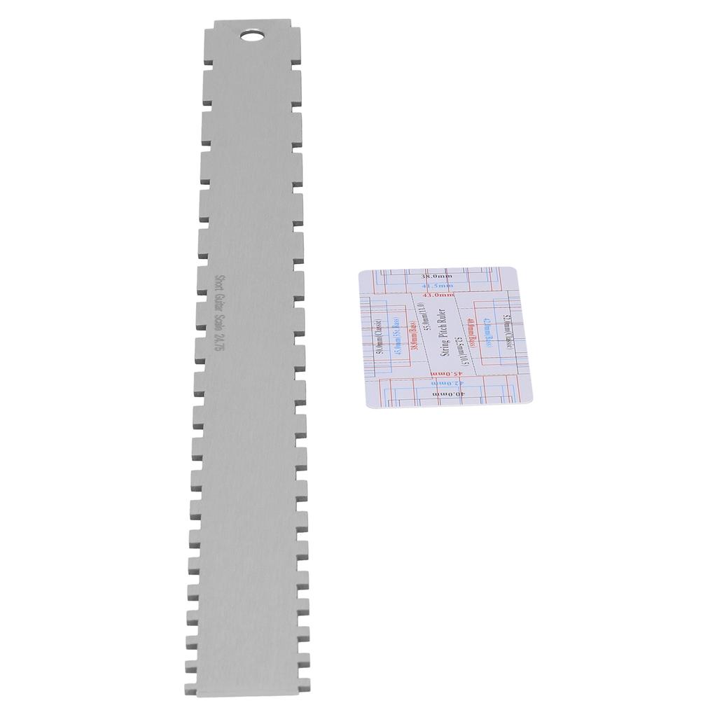 Guitar String Action Gauge Neck Notched Chord Height and Distance Ruler Measuring Tool