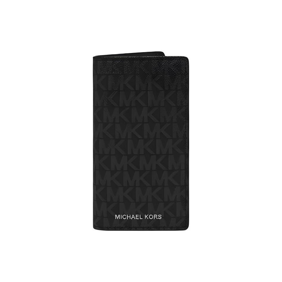 

Michael Kors Mk Cooper Monogram Print Foldable Faux Leather Card Holder Men Accessories Black 36F3COLD1BBLACK Basic Set (Bag+Dust Bag)