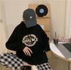 Vintage Plush Thick Hooded Sweater: Women's Long-Sleeve Autumn/Winter Top