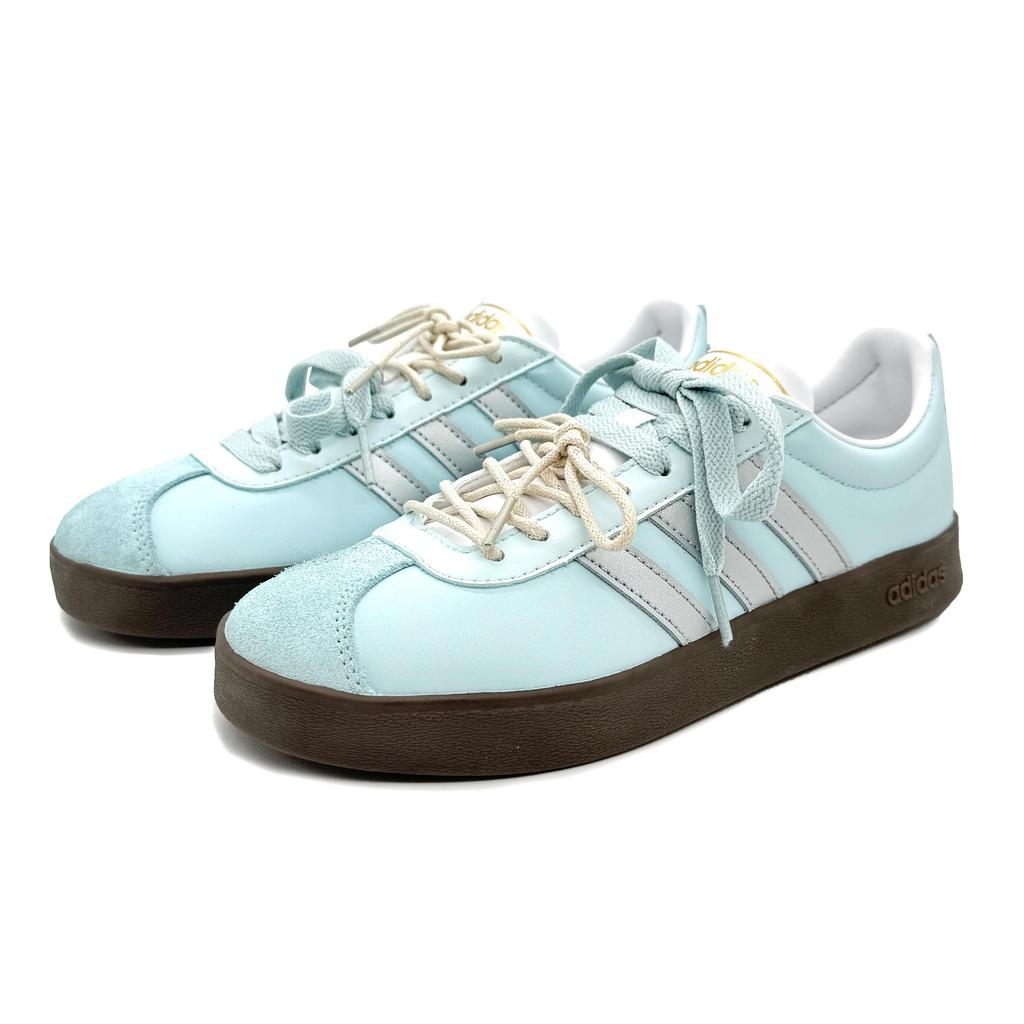 Adidas Neo Vl Court Slip Resistant Low top Skateboard Shoes Unisex Light Cyan ID6015(Team191-)