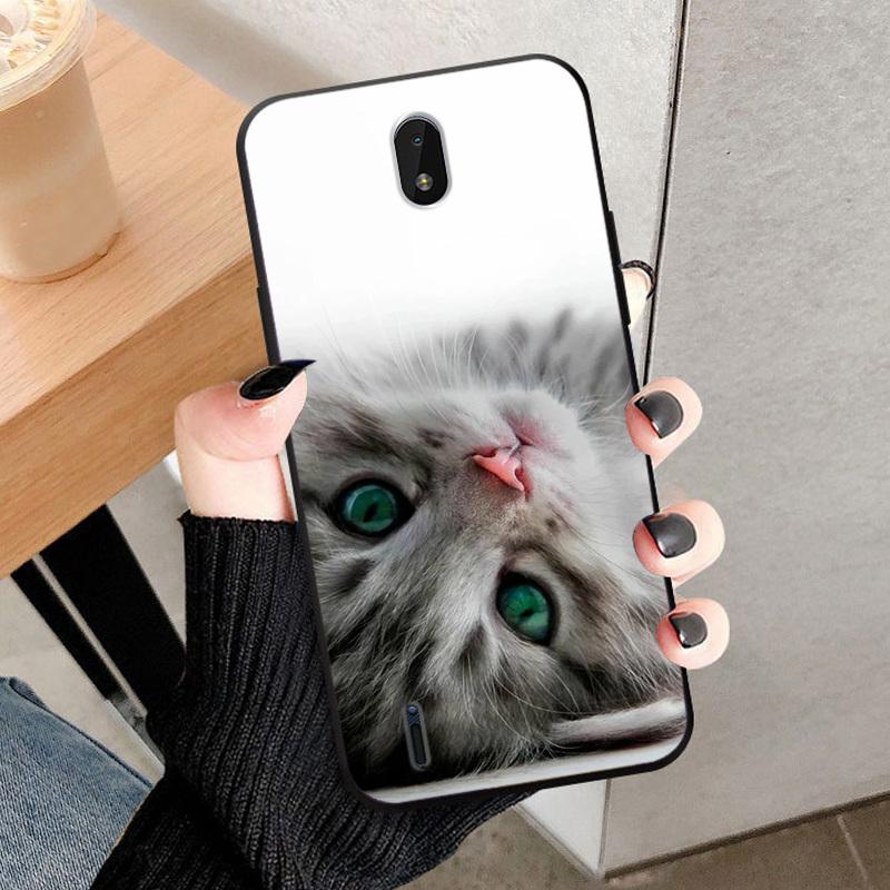 For Nokia C01 Plus Case Soft TPU Silicone Covers For Nokia C01 Plus Popular Animals Painted Phone Cases Back Cover Bumper