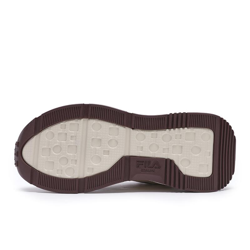 FILA Modern Sneakers Comfortable Versatile Durable Running Shoes Men Sneakers Angora-Brown Bottle-Brown F12M441105FAS