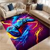 Gaming Controller Pattern Carpet Colorful Funny Game Console  Area Rug Soft Non-slip Floor Mat for Game Room Living Room Decor