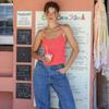 Knitted Halter Camisole Sleeveless Slim Top