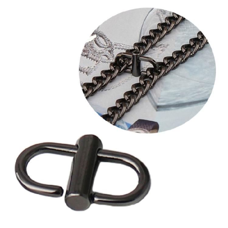 Adjustable Metal Buckles for Chain Strap Bag Chain Shortener Daily Replacement