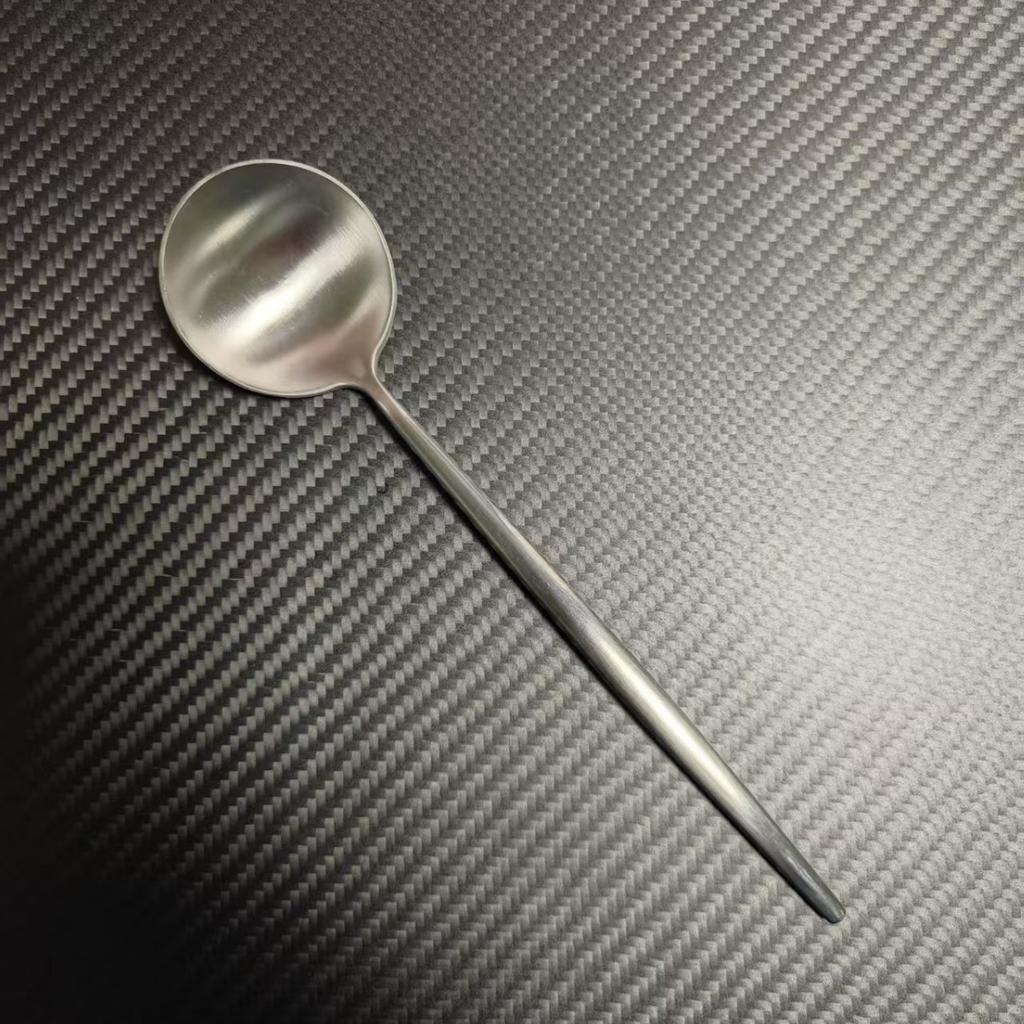 304 Stainless Steel Portuguese Knife and Fork Spoon Titanium-plated Gold Thick Western Tableware Paint Handle Wedding Gift