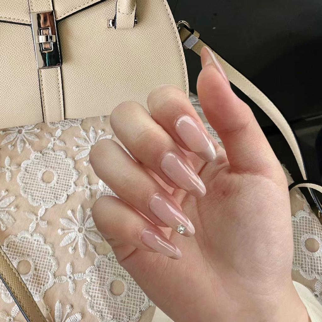Verlaufende Bernstein-Goldfolie Abnehmbare Nagelsticker - Herbst/Winter-Kollektion