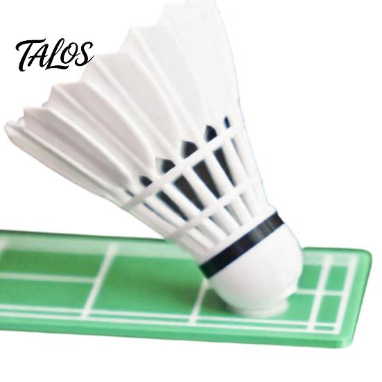 Talos Rotating Car Badminton Ornament with Swivel Mechanism, Shuttlecock Dashboard Decoration for Interior, Gift Sports Lovers