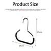 5/10/15 Pack Scarf Ring Hangers,Multi-functional Non-slip Hooks for Hanging Belt,Closet Organizer Accessory Holders for Ties Bag
