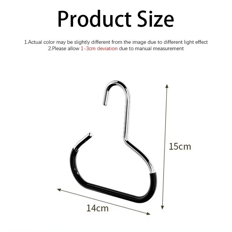 5/10/15 Pack Scarf Ring Hangers,Multi-functional Non-slip Hooks for Hanging Belt,Closet Organizer Accessory Holders for Ties Bag