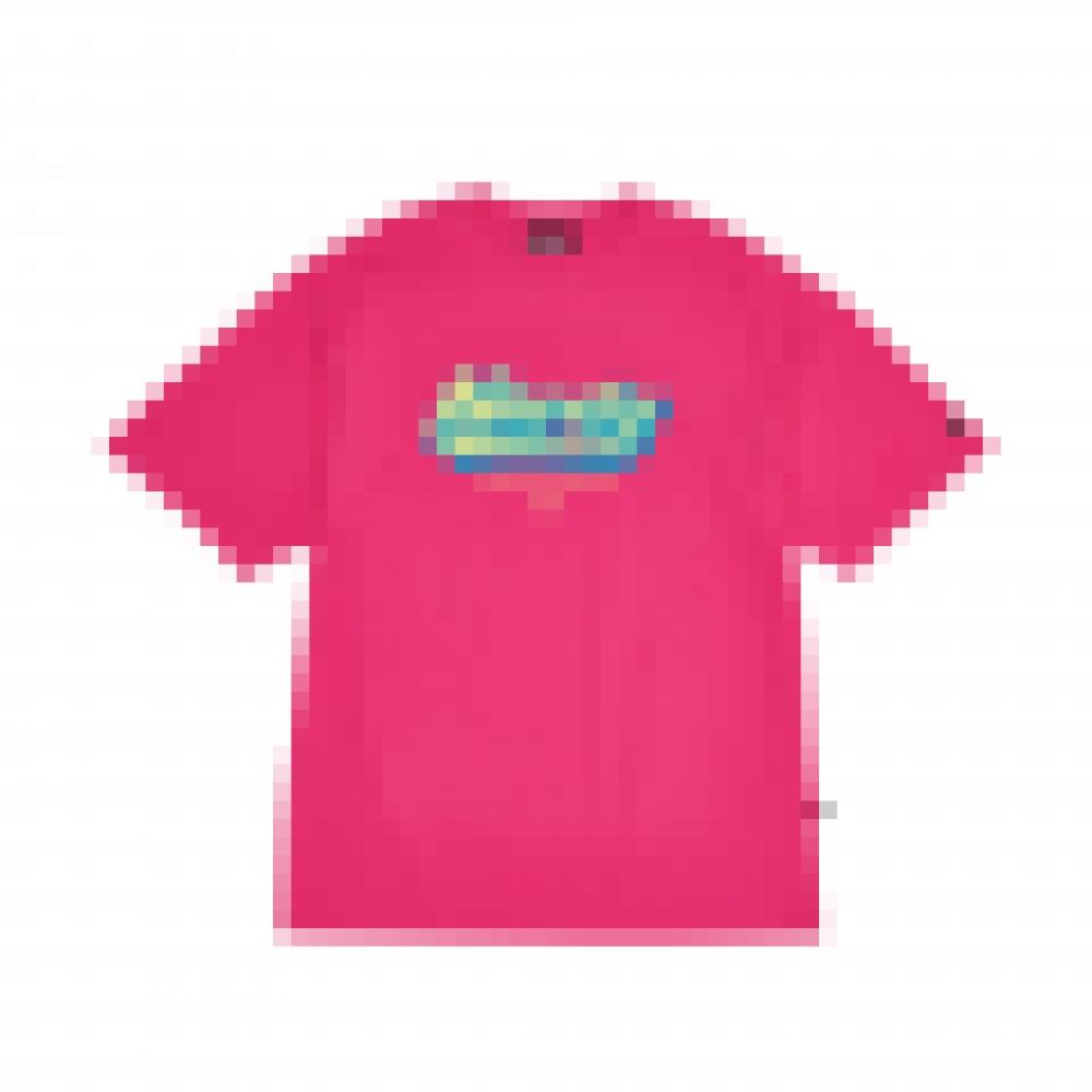 

Университетская футболка с короткими рукавами NERDY 22SS Ярко-розовая