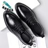 Wenzhou Leather Shoes Men's 2025 Spring New Business Hand-scratched Men's Leather Shoes British Style