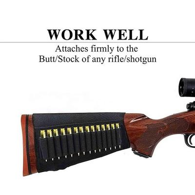 Tragbare militärische Fan Outdoor taktische CS Munition Tasche Buttstock Bullet Bag Holster