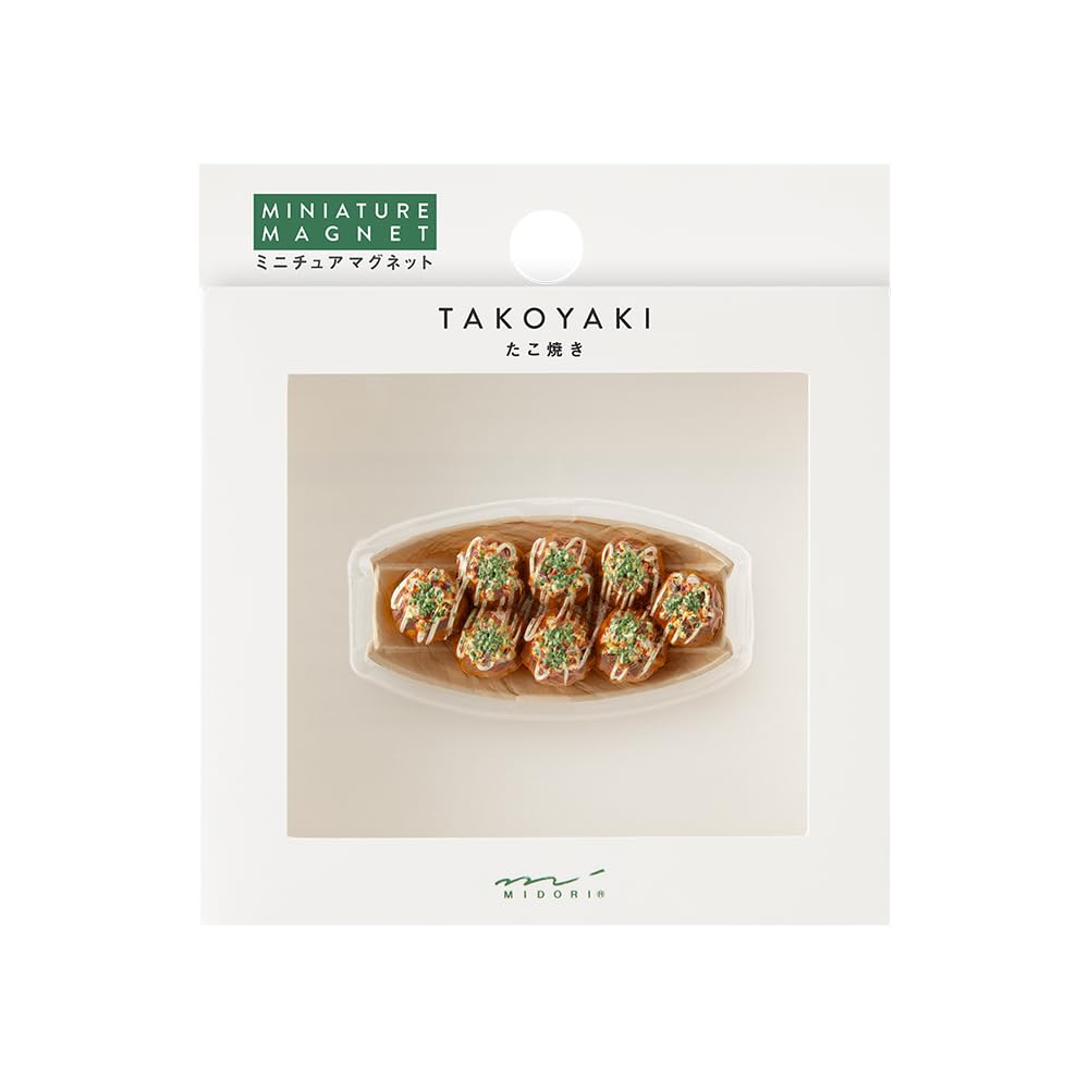 Midori 1 Takoyaki 43414006 Magnet, piece, (octopus ball) design,