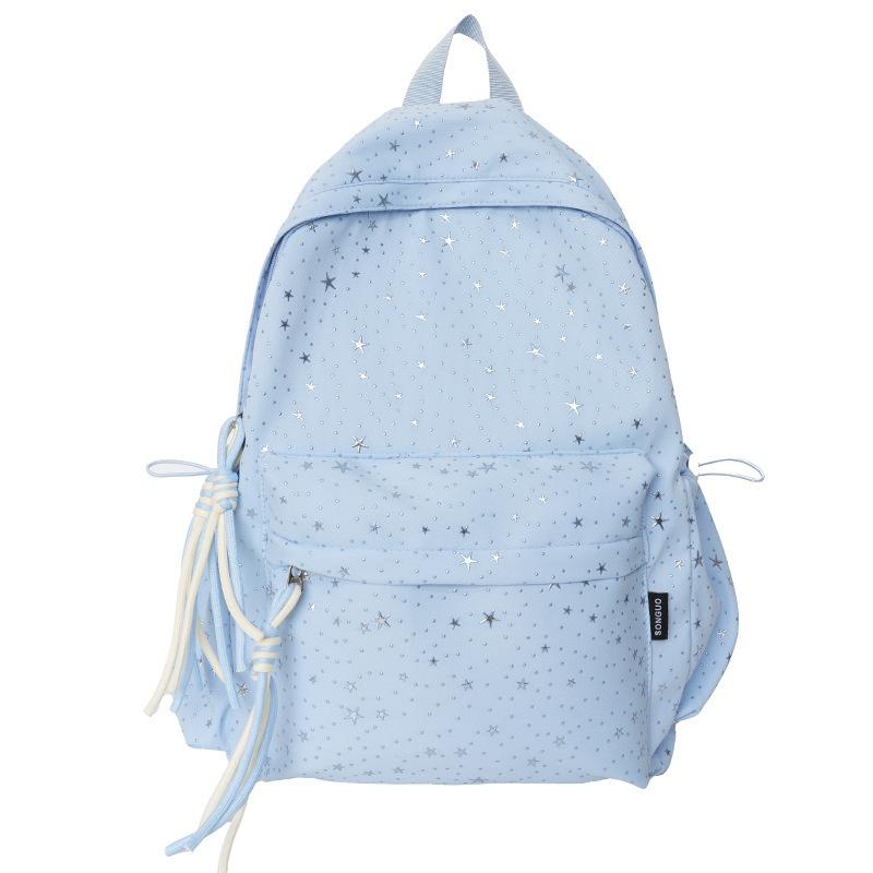 Schoolbag Schoolbag Female Junior High School Student Star Mori Backpack Ins Korean Version Niche High Value Large Capacity Lightweight Computer Bag
