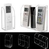 TV Remote Control Holder Wall Hanging Mount Acrylic Organizer Acrylic Stand Box Storage Home Organizer