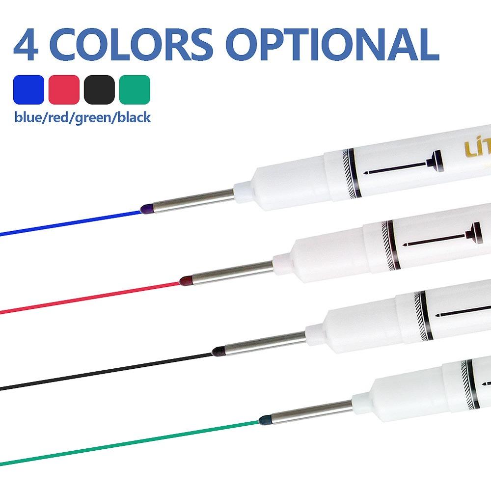 

Карандаш-маркер из АБС-пластика, телескопический карандаш для рисования, портативный карандаш для деревообработки, кисть с глубокими отверстиями, студенческая