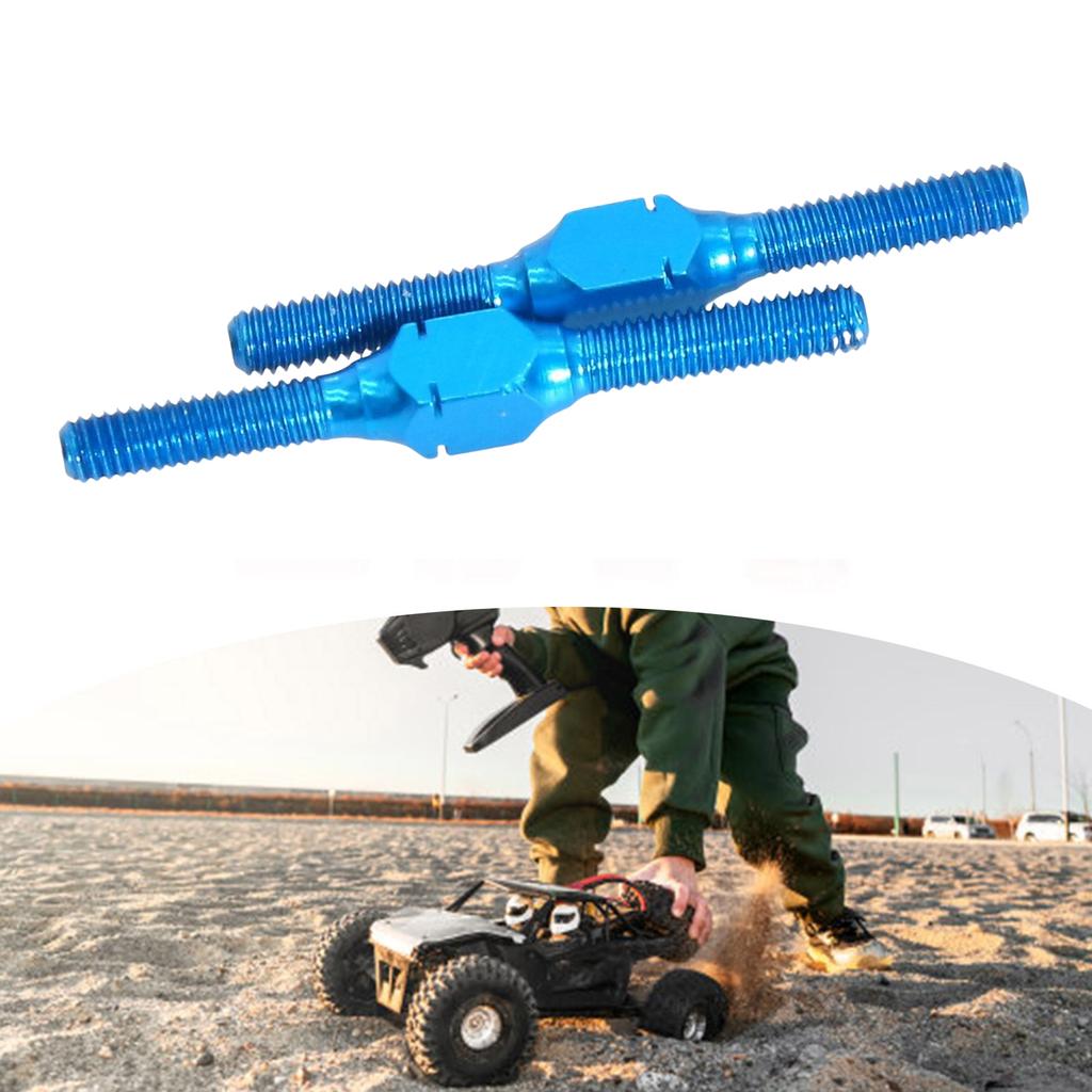 2pcs Aluminum Turnbuckle Shaft 3x32mm Lightweight Rod Linkage For Remote Control Model Cars Accessories