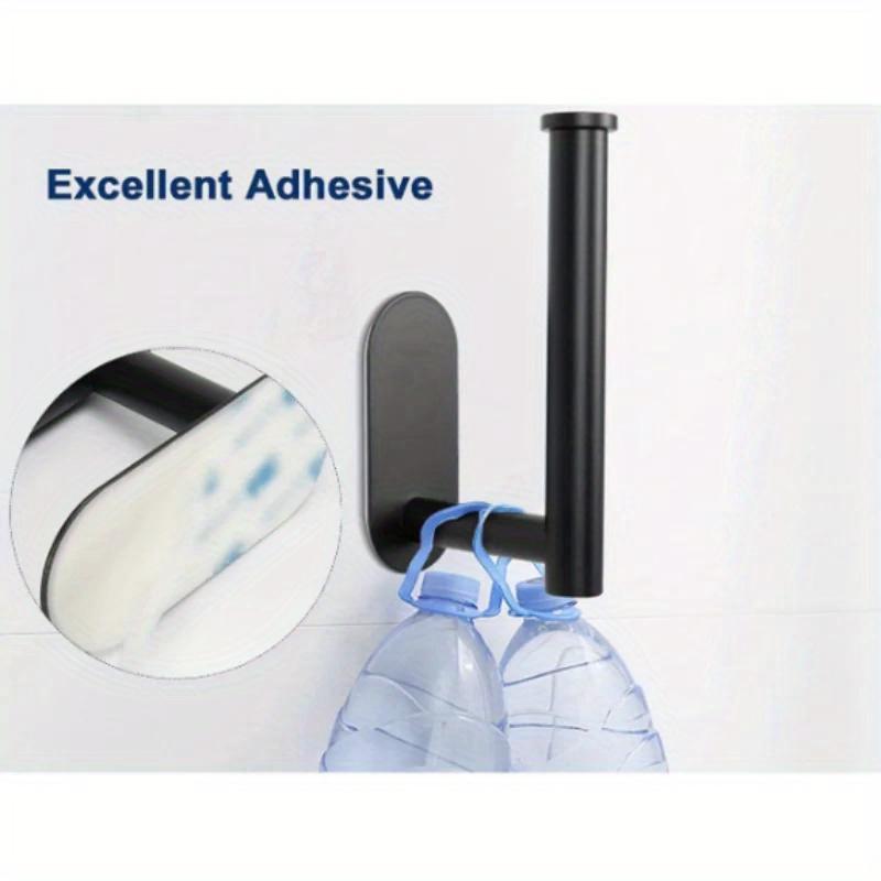 No Punching Wall Mounted Toilet Paper Holder Rustproof Anticorrosion Stainless Steel Bathroom Kitchen Roll Paper Toilet Holder