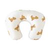 Used HashkuDe Nursing Pillow, Made In Japan, Washable, 100% Cotton, Double Gauze, With Cover, Nursing Pillow, Resists Sagging, Teddy, White