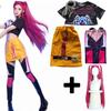 Costume Zoey Rumi Mira Cosplay Pop Singers Tenues d'Halloween pour Femmes avec Accessoires