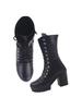 Shoetopia Womens  Chunky Heel Short Booties with Non-Slip Sole, Comfortable Trendy Ankle Boots | Soft Cushioned Sole | Casual, Party & Winter Wear