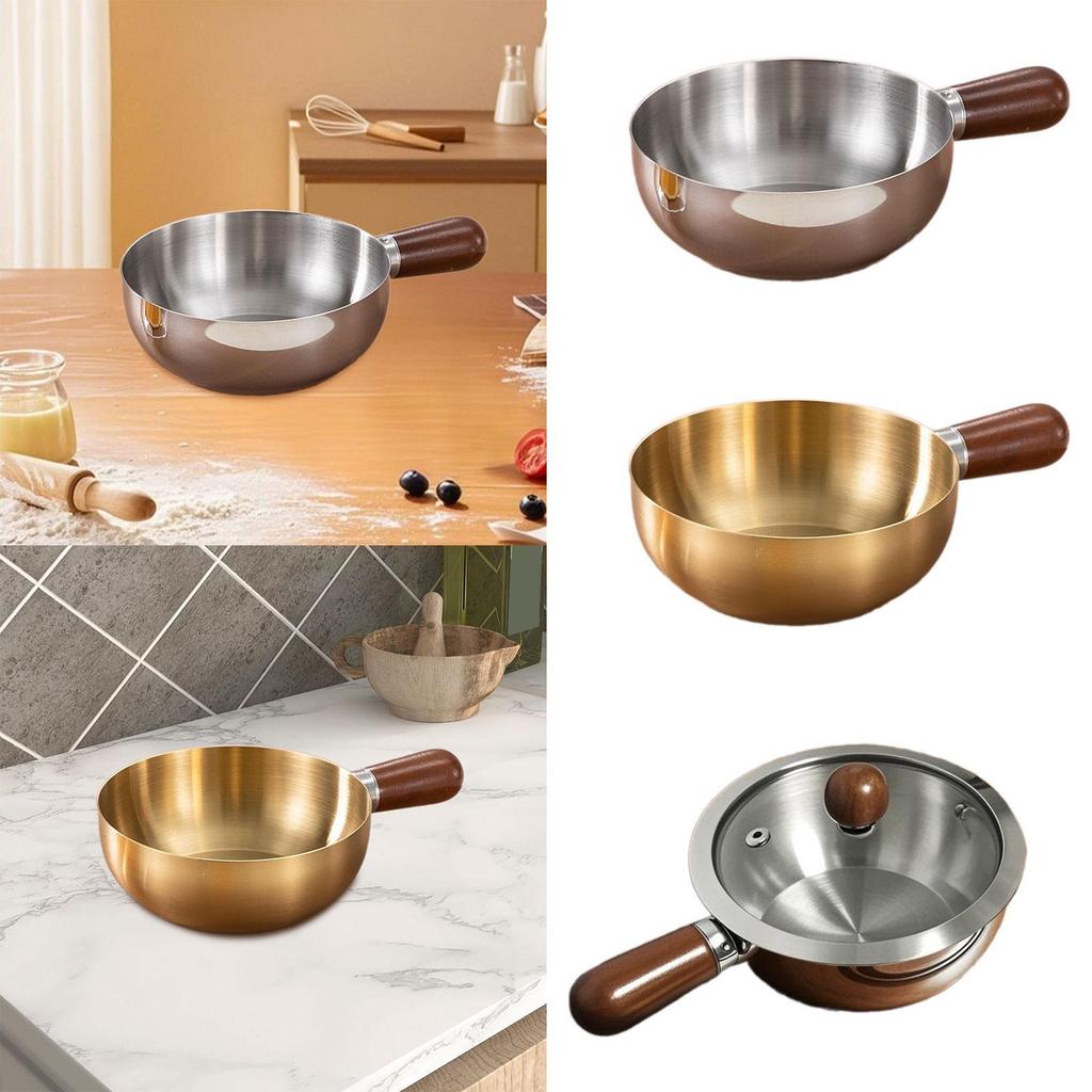 Mini Hot Milk Pot Non Slip for Boiling Kitchen Cookware Mini Sauce Pan
