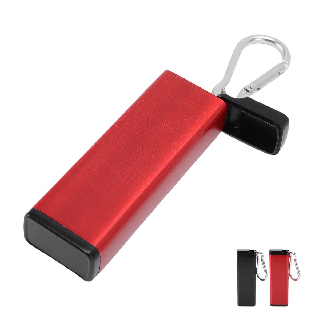 Portable Metal Storage Container Aluminum Alloy Outdoor Airtight Storage Box with Whistle Lanyard fo
