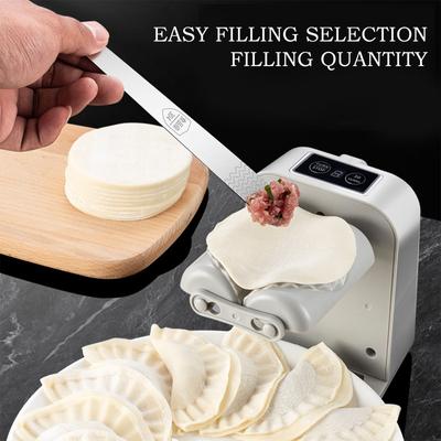 Macchina per gnocchi elettrica con cucchiaio e pennello, stampo per macchina per gnocchi per formatura automatica, pressa per gnocchi domestica regolabile e facile da usare