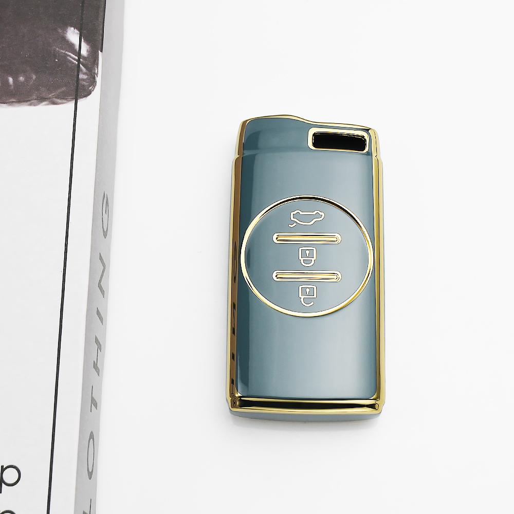 

Auto Shell Fob Car Key Case Cover For Chery Tiggo 7 pro 8 Pro Exeed Tiggo 2 3x Arrizo 5 Pro Gx 5x EQ7 tiggo 4 Keyless Protector сірий