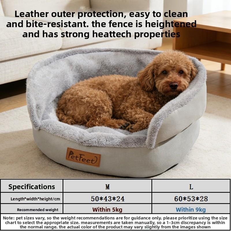 Pet Dog Bed Large Removable Washable Plush For Indoor Use