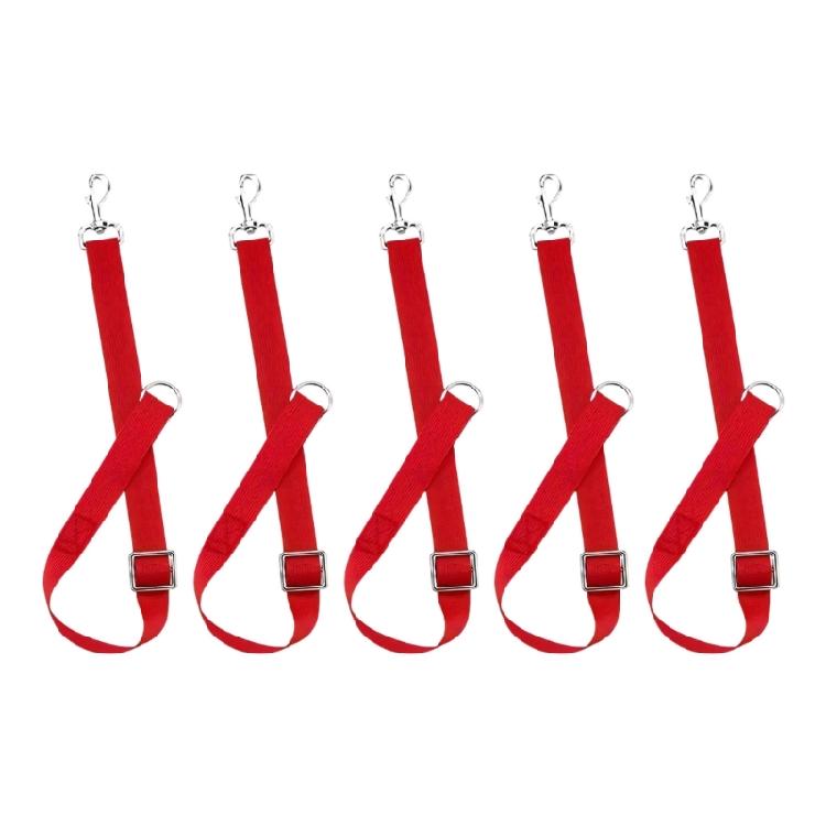 5Pcs Adjustable Horse Stall Bucket Strap Outdoor Feeding Hanging Strap Horse Bucket Straps Hanging Barn Fixed Rope