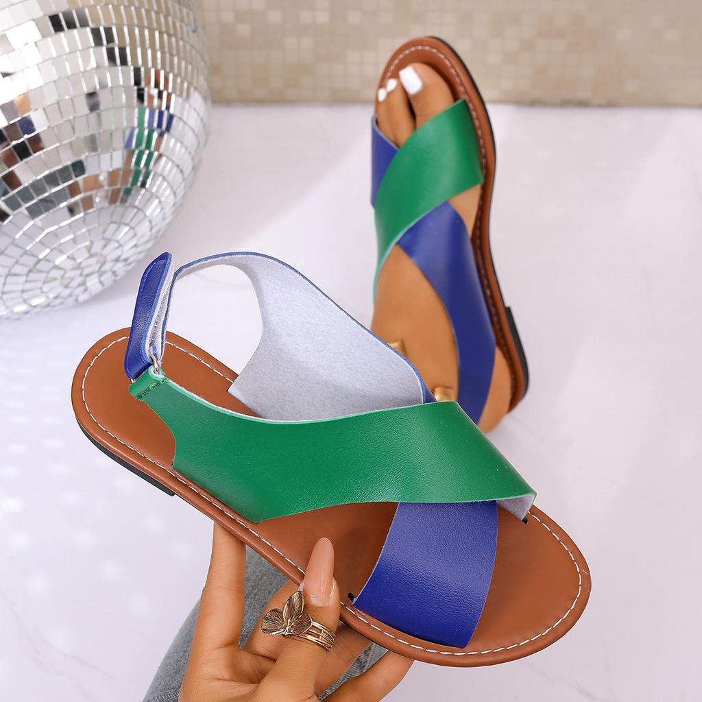 Summer New Shoes Women Sandals Plus Size Walking Shoes Casual Women Shoe Flat Sandals Ladies Party Female Footwear Flat Sandal