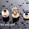Leak-Proof Brass Silicone Washer Valve Seal: Teflon Tape Alternative for Faucet and Angle Valves