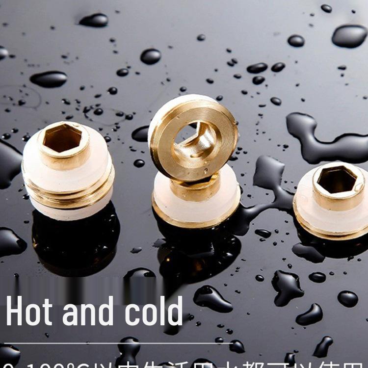 Leak-Proof Brass Silicone Washer Valve Seal: Teflon Tape Alternative for Faucet and Angle Valves