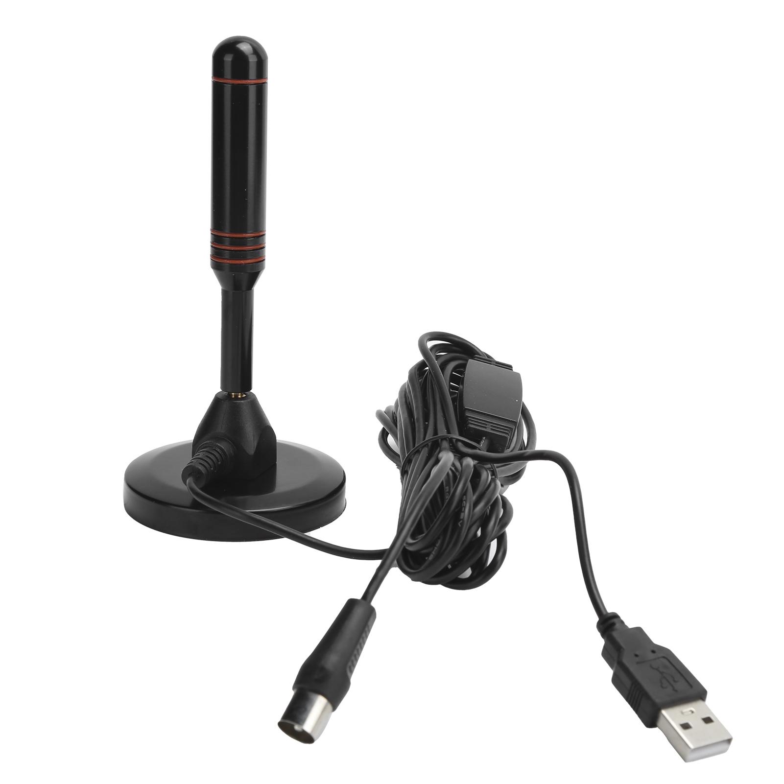 

Цифровая телевизионная антенна VHF174 230UHF470‑862MHz Прием сигнала ТВ антенна на присоске