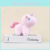 Cute And Colorful Unicorn Plush Keychain Cartoon Pony Soft Toy Accessory For Girls