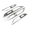 4 pezzi Acciaio inossidabile Auto Alzacristalli Interruttore Pannello di controllo Cornice Copertura Rivestimento per Peugeot 3008 GT 5008 GT 2017 2018 Accessori Auto