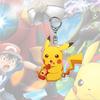 Kawaii  Acrylic Keychains Pikachu Rowlet Mewtwo Gengar Eevee Squirtle Lucario Gyarados Psyduck Keyrings Pendants Figure
