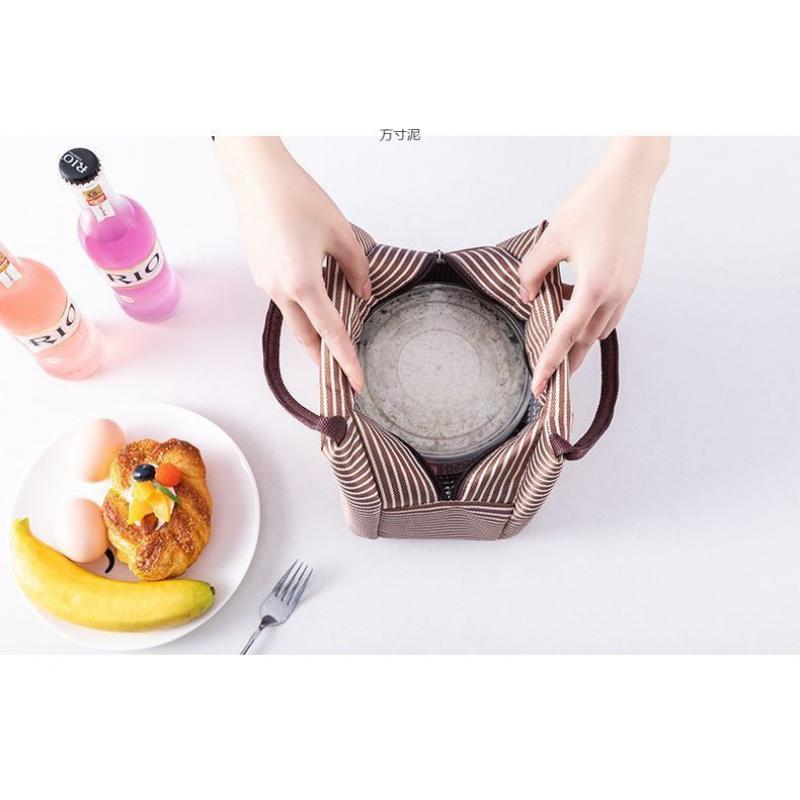 Bolsa de Almoço Bolsa de Mão para Mulheres Bolsa Isolada de Folha de Alumínio Grande Espessa com Bolsa de Almoço Bolsa Portátil para Refeições Bolsa de Almoço para Estudantes