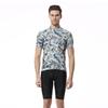 Mens Short Sleeve Cycling Jersey Camo Print Road Bike Biking
