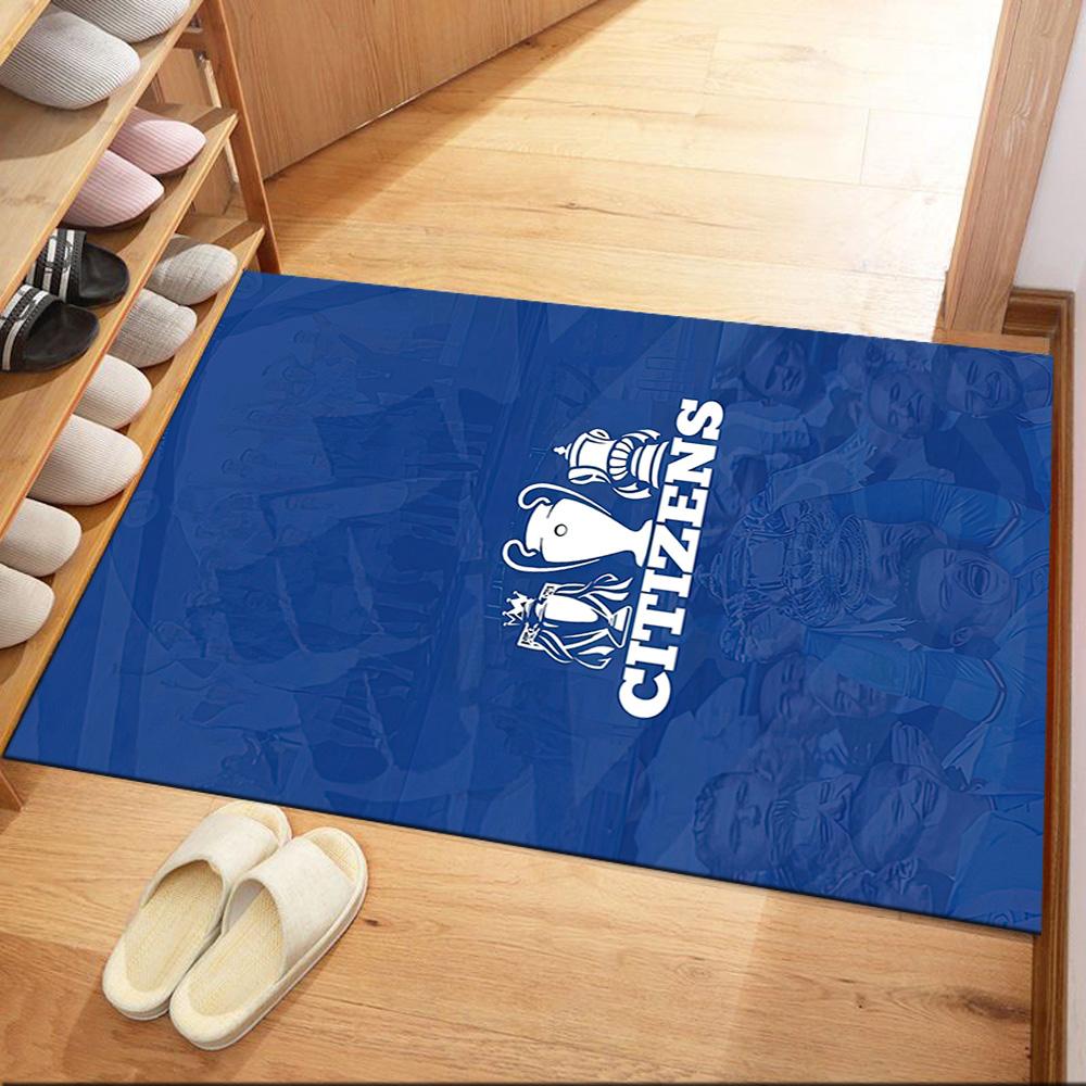 Manchester City Floor Rug Office Rug Perfect For Hallway Foyer Kitchen Game Room Antislip Rug Decorate Offices Birthdaychristmas Gift